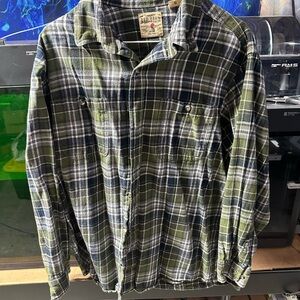 RedHead Green and Blue Plaid Men's Shirt